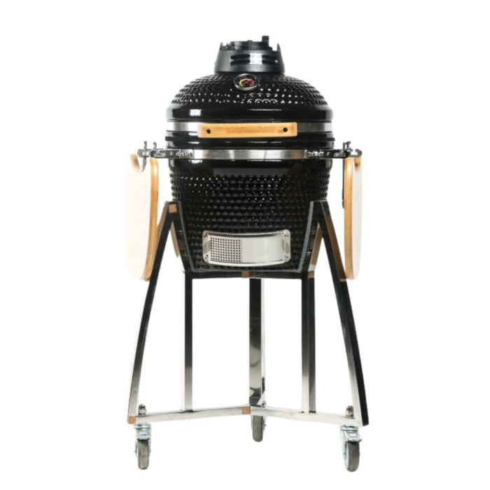 Horno cerámico asador pampero negro Kunsai