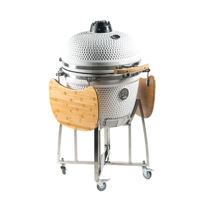 Horno cerámico gran asador criollo blanco Kunsai
