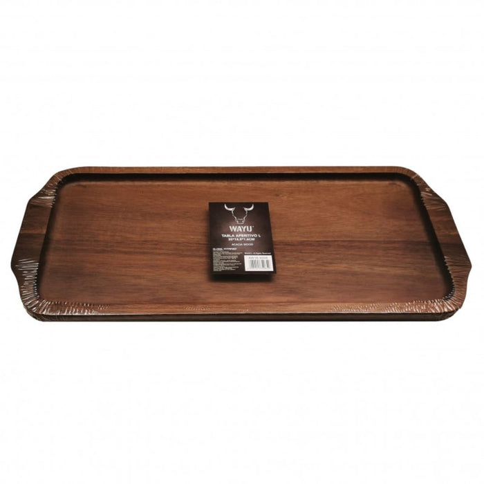 Tabla aperitivo de madera acacia L Wayu