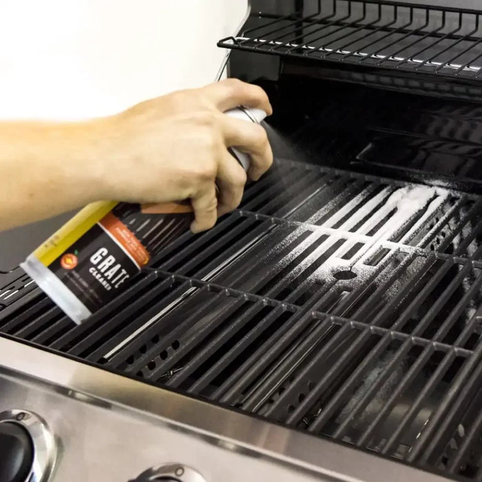 Aerosol grill cleaner