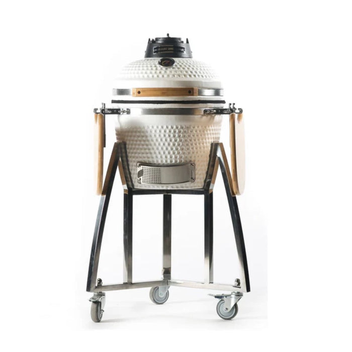 Horno cerámico asador pampero blanco Kunsai