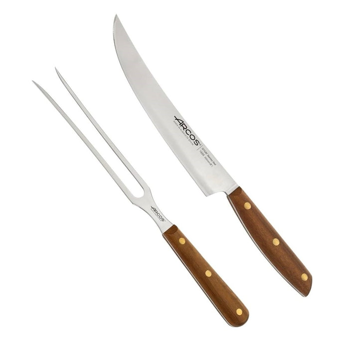 Juego de cuchillo + tenedor barbacoa Nordika