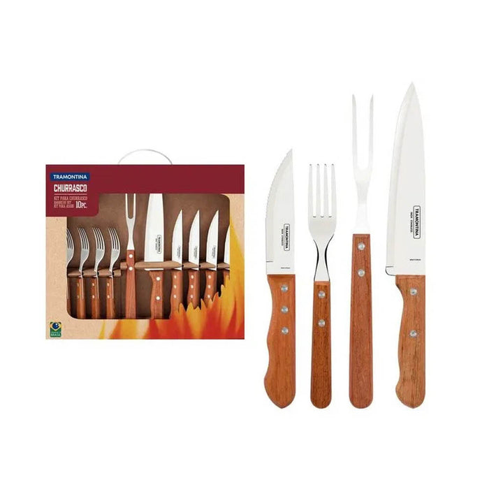 Juego para asado 10 piezas