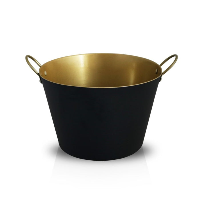 Champañera fiesta black & gold