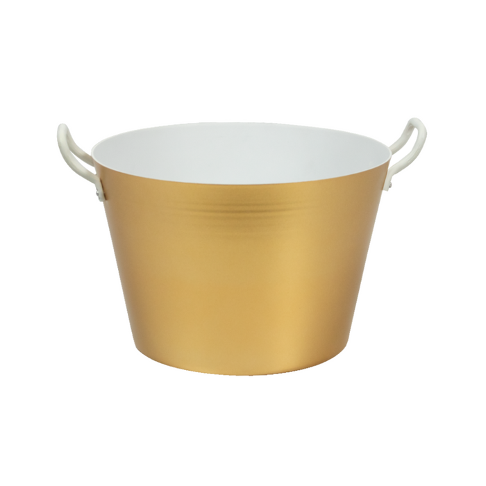 Champañera fiesta white & gold