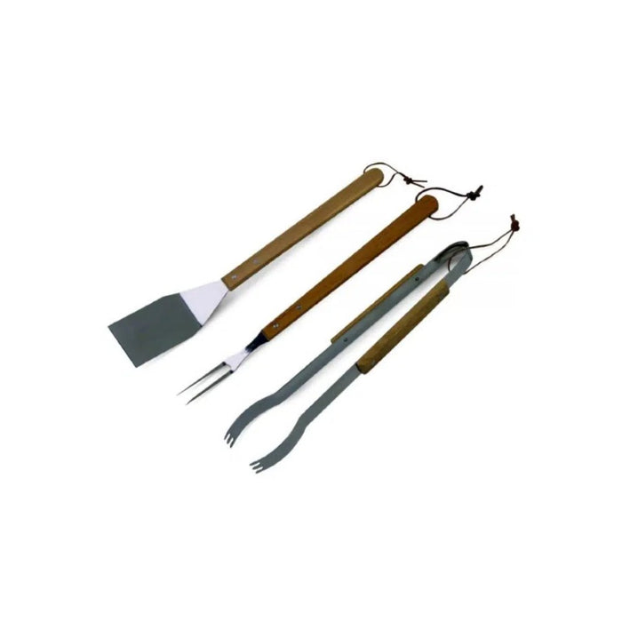Set de 3 piezas deluxe con mango de madera