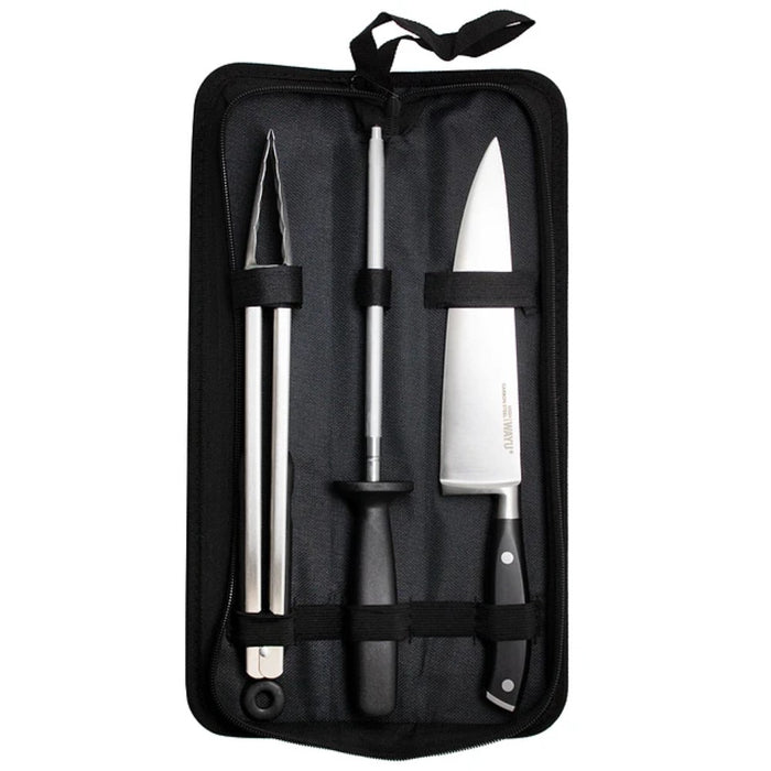 Set parrillero 3 piezas con estuche