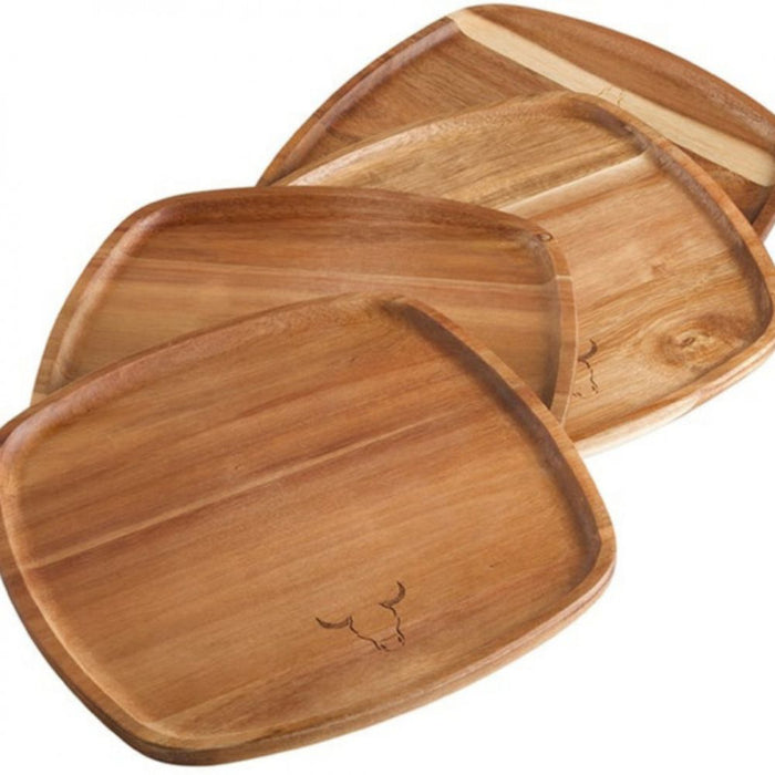 Plato de madera acacia Wayu