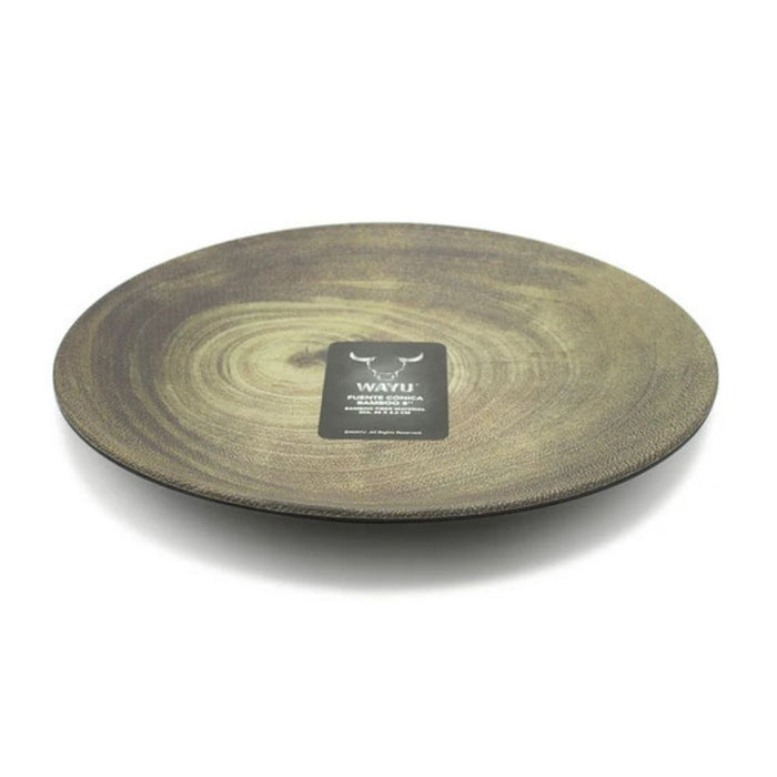 Plato de Bamboo Mediano 8" Wayu