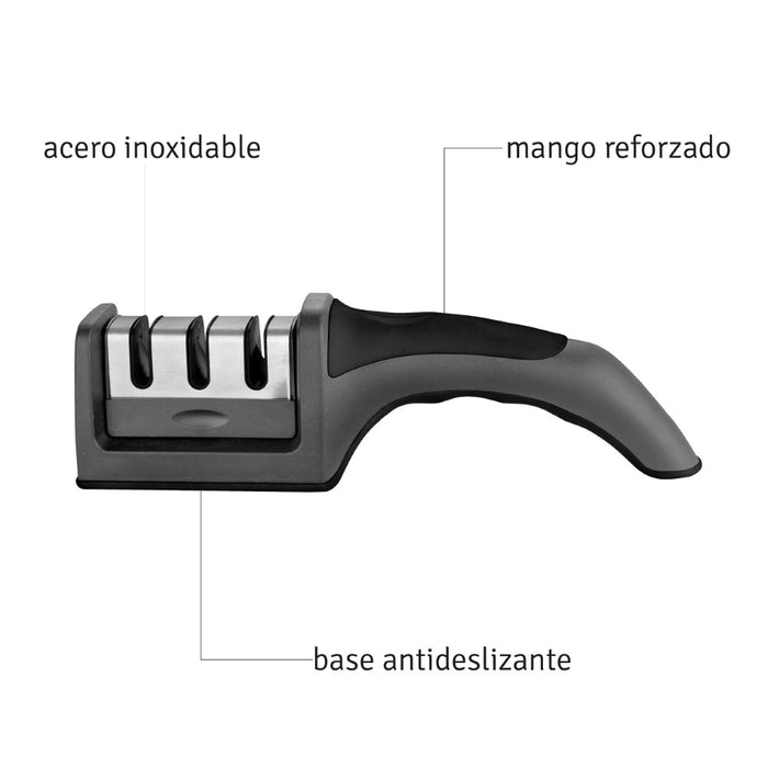 Afilador de cuchillos 3 tiempos