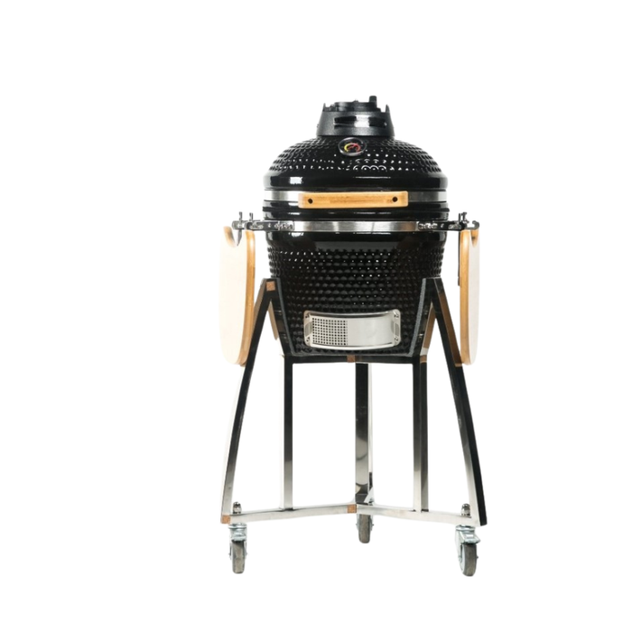 Horno cerámico asador pampero negro Kunsai