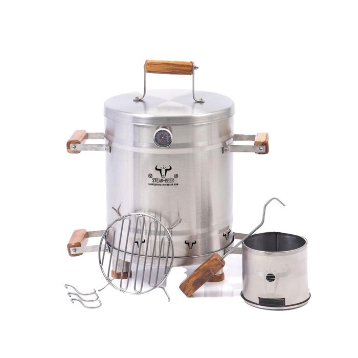 Barril pequeño inox Steak and Beer 56x36cm