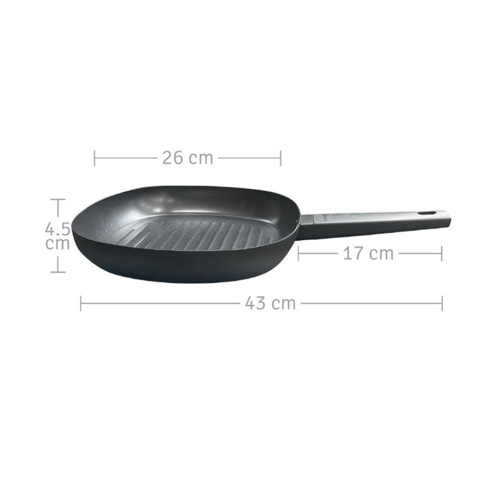 Bifera de aluminio con antiadherente 26 cm