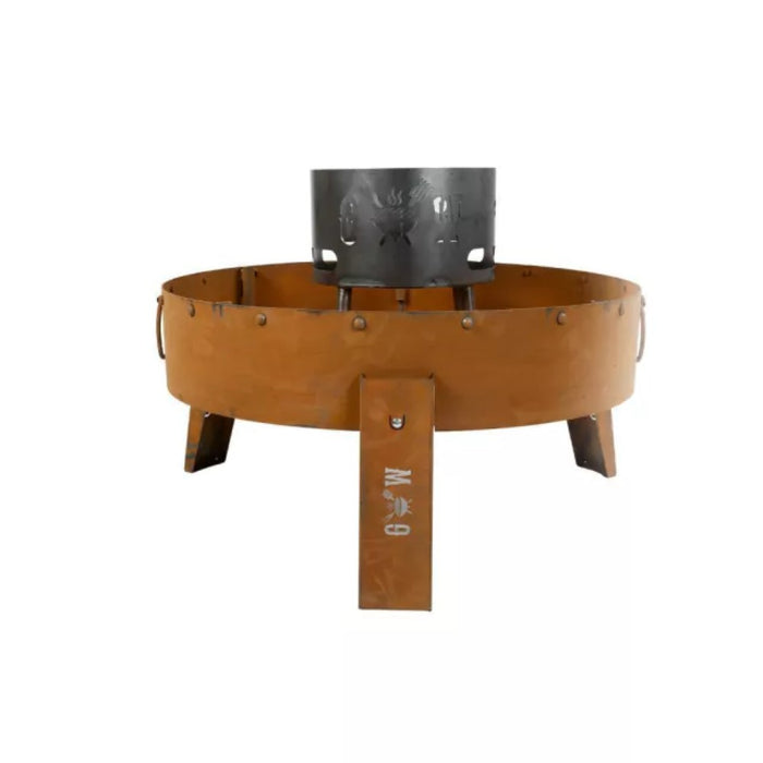 Brasero central para fogón 38 cm