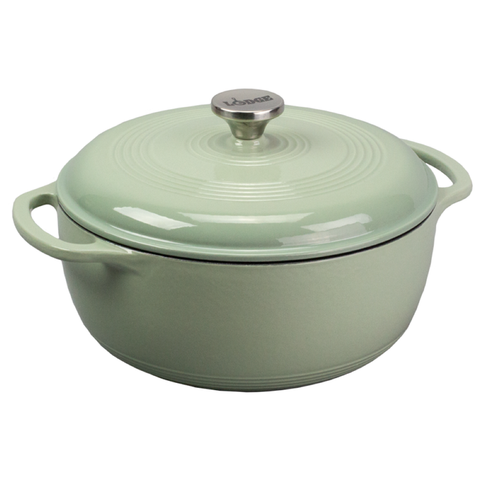 Cacerola hierro fundido oval enamel 5,7 lt desert sage Lodge