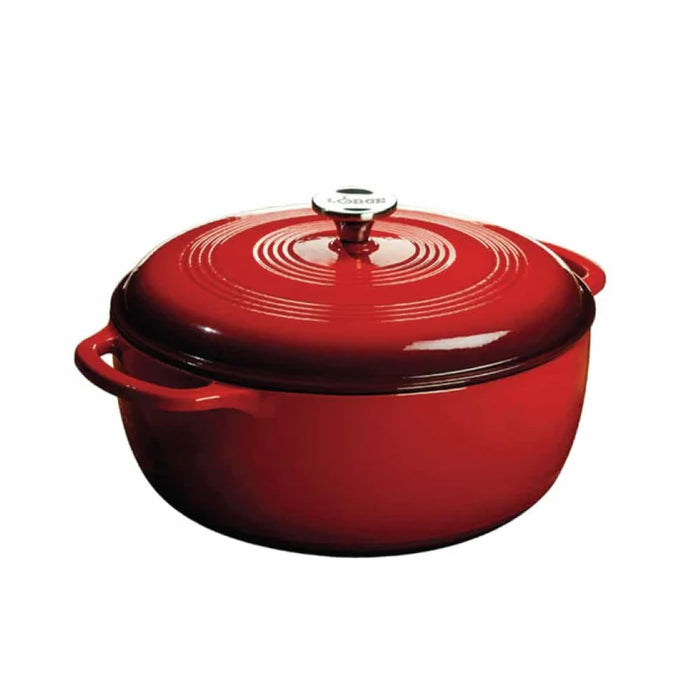 Cacerola hierro fundido enamel 7.38 lt rojo Lodge