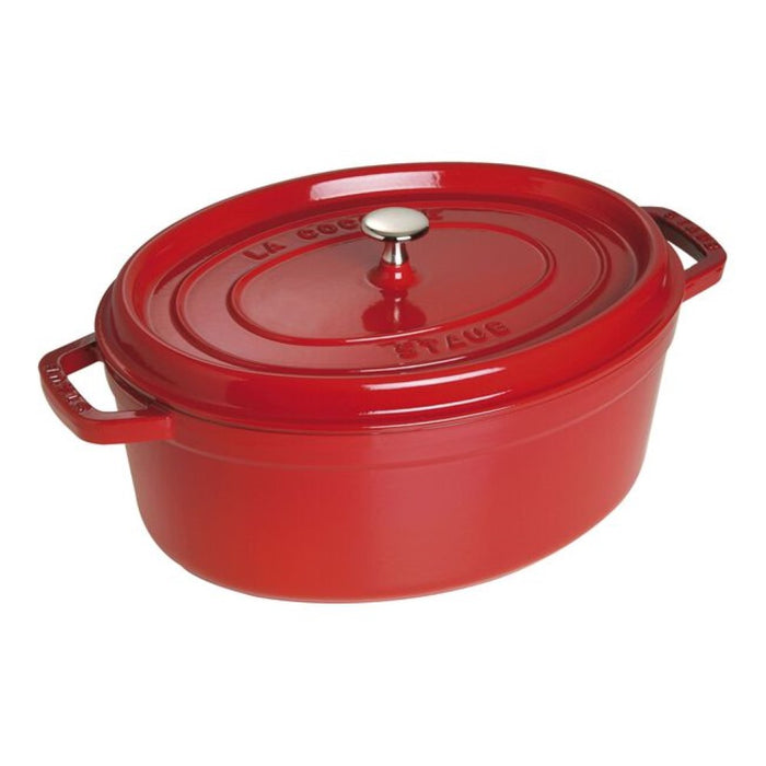 Cocotte oval cherry 31 cm