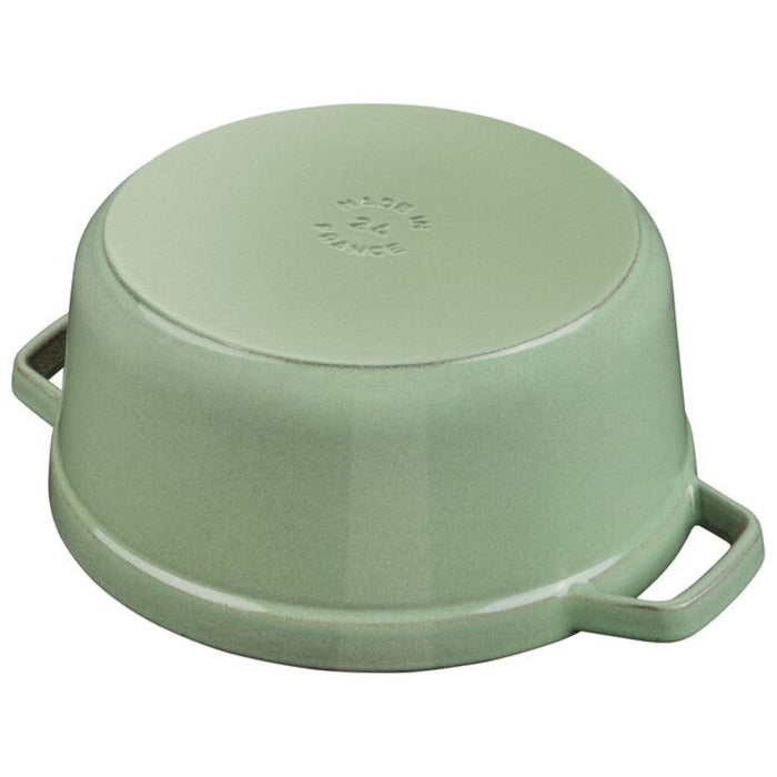 Cocotte verde sage 26 cm