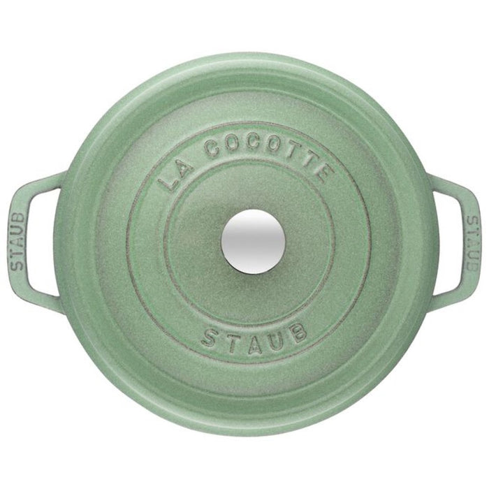 Cocotte verde sage 26 cm