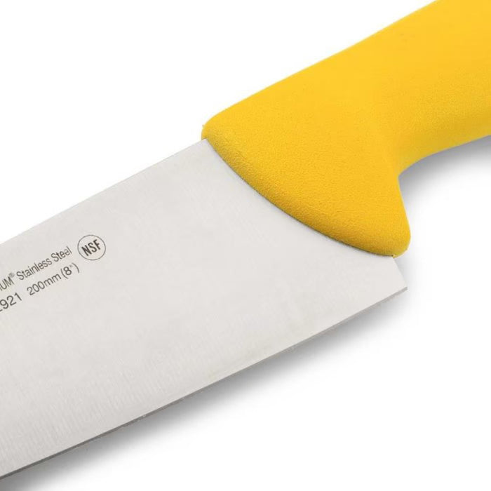 Cuchillo cocinero amarillo 20 cm