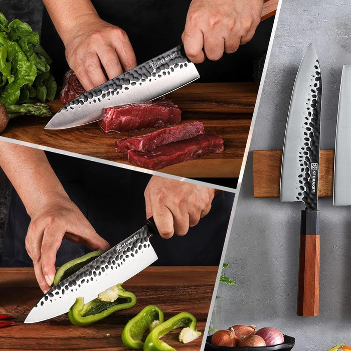 Cuchillo de cocina acero japonés