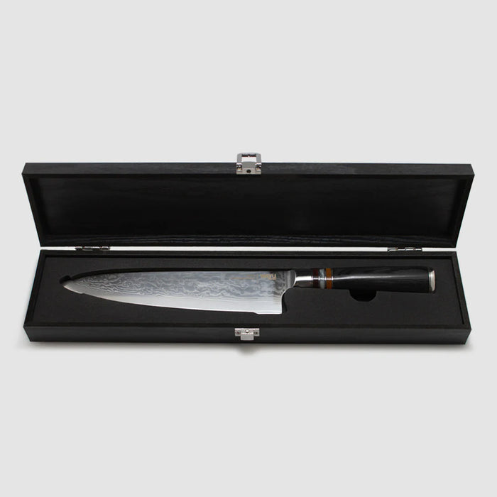 Cuchillo damasco black pakka