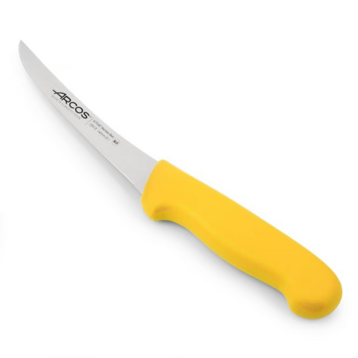 Cuchillo deshuesador amarillo 14 cm