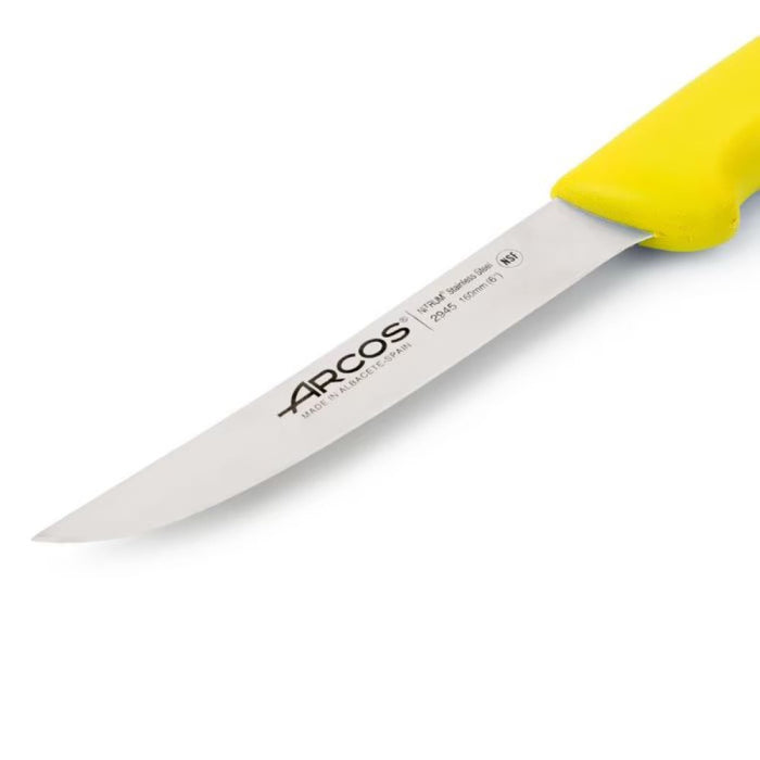 Cuchillo deshuesador amarillo 16 cm