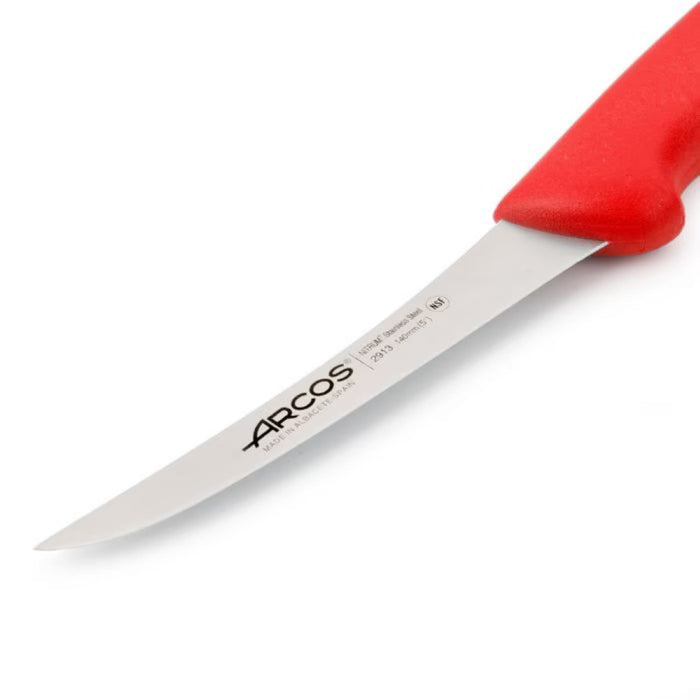 Cuchillo deshuesador rojo 14 cm