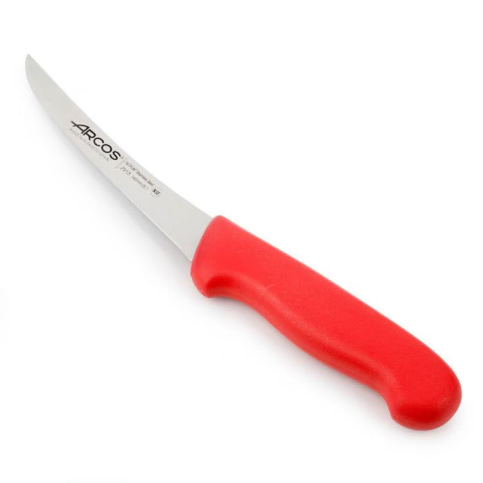 Cuchillo deshuesador rojo 14 cm