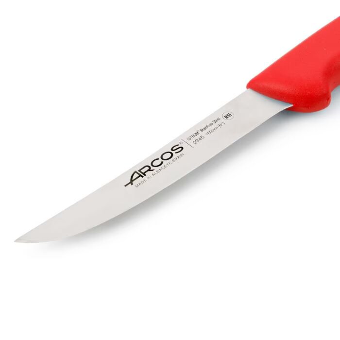 Cuchillo deshuesador rojo 16 cm