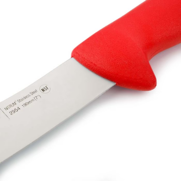 Cuchillo despellejar 16 cm rojo