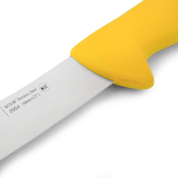 Cuchillo despellejar amarillo 19 cm