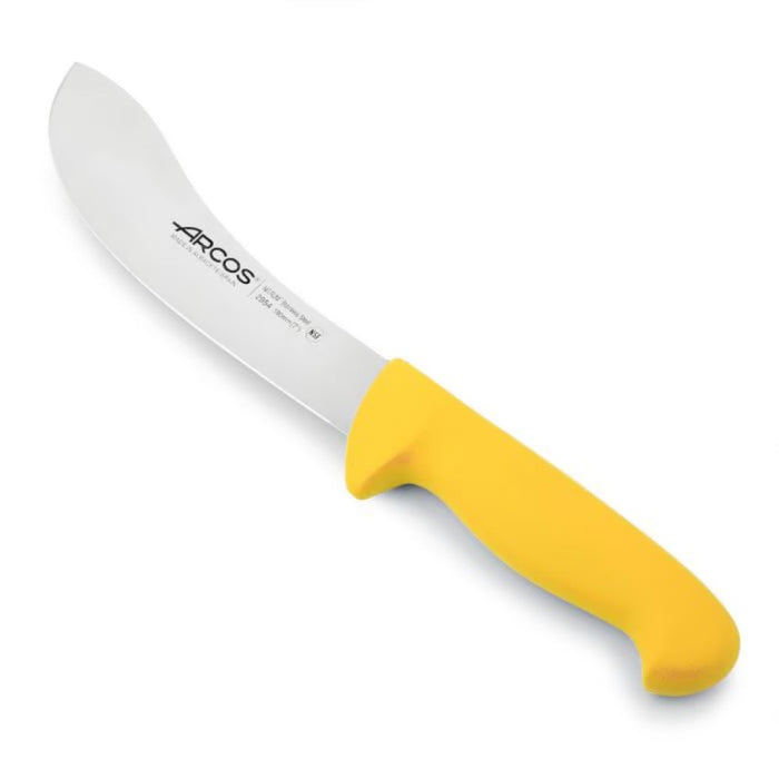 Cuchillo despellejar amarillo 19 cm