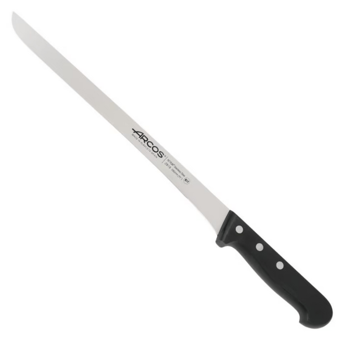 Cuchillo jamonero universal 28 cm negro