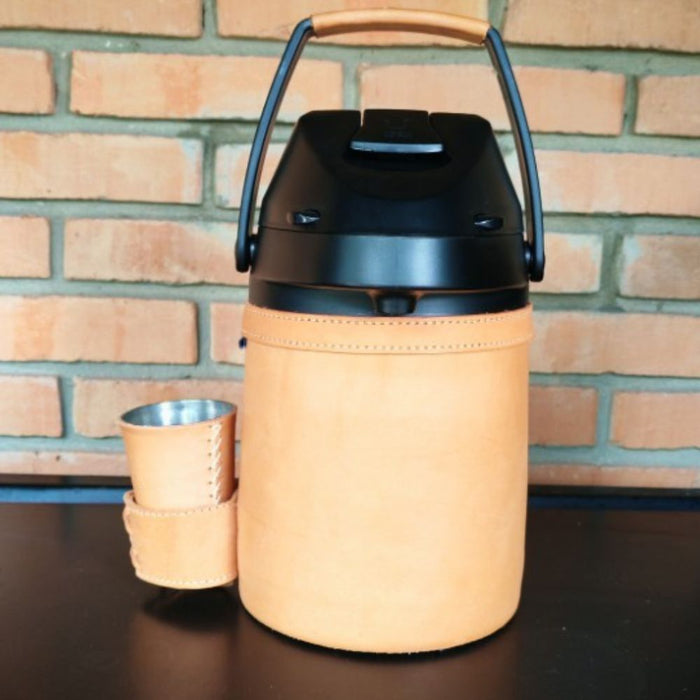 Termo de 2,5 L cuero tradicional