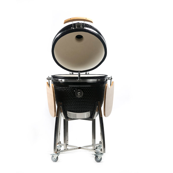 Horno cerámico gran asador criollo negro Kunsai