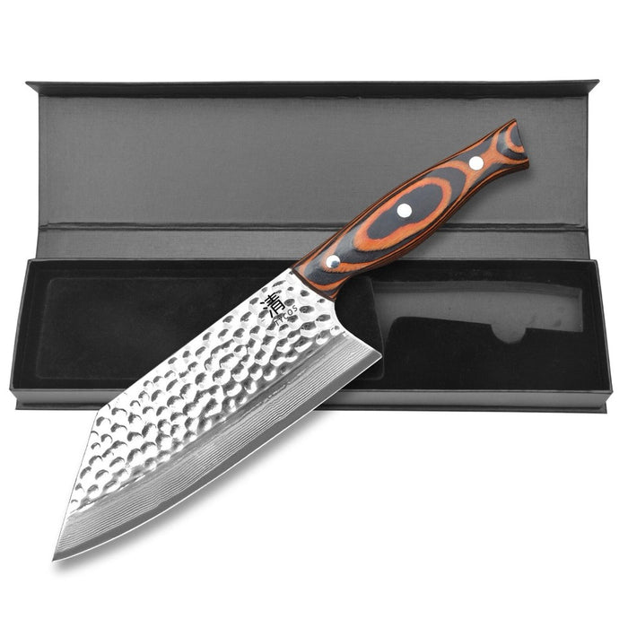 Hacha de cocina acero martillado