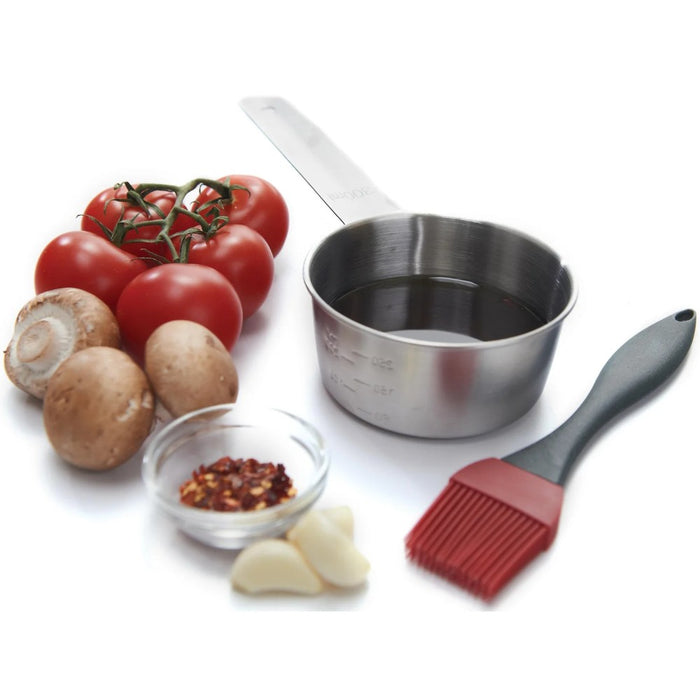Juego de adobo de acero inox Grill Pro