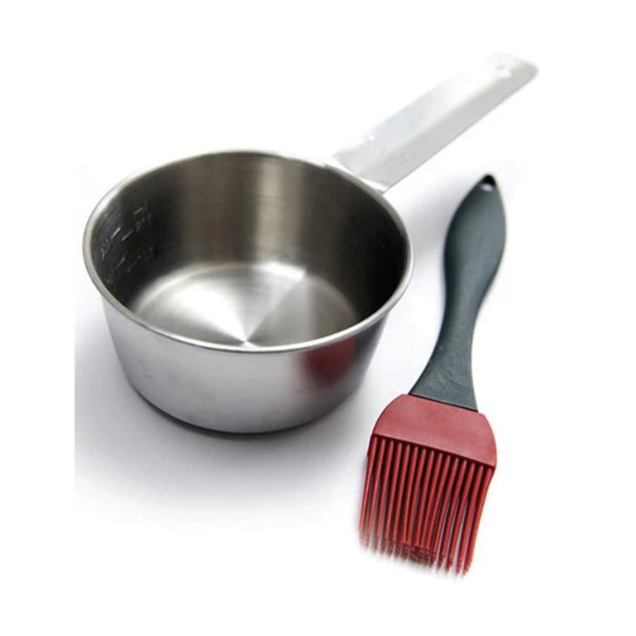 Juego de adobo de acero inox Grill Pro