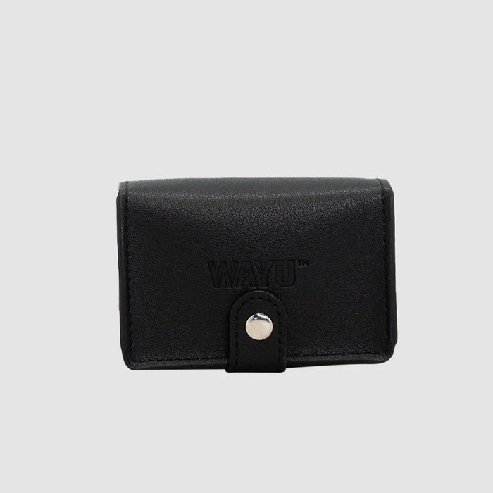 Juego de naipes con estuche de cuero vegano Wayu