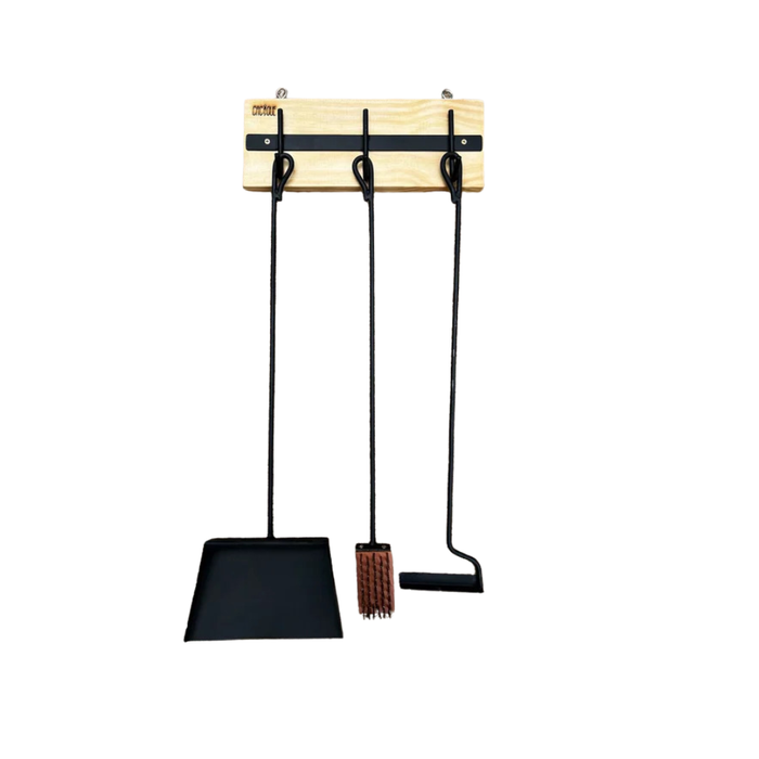 Kit de parrilla con soporte de pared