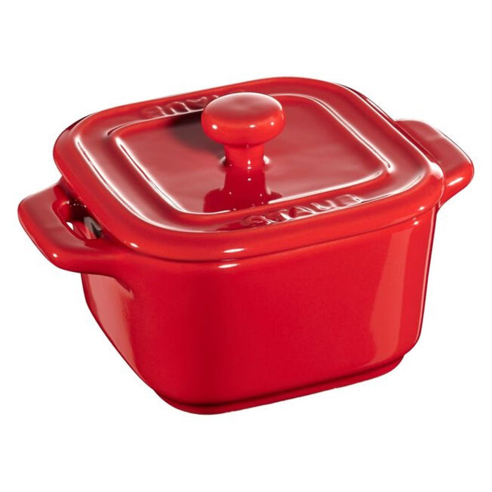 Mini cocotte cuadrada cherry XS