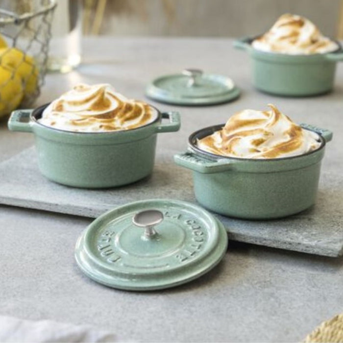 Mini cocotte verde sage 10 cm