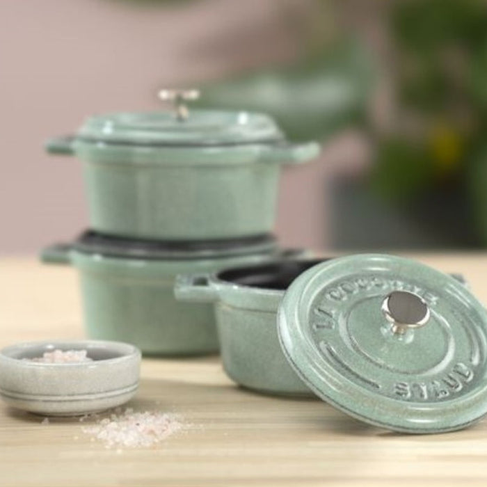 Mini cocotte verde sage 10 cm