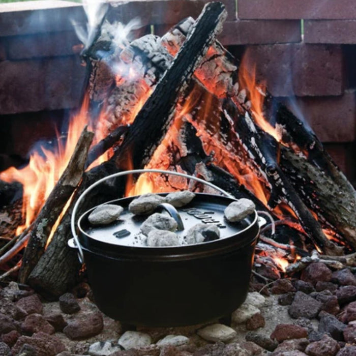 Olla de hierro fundido para camping con tapa 4.7 lts Lodge