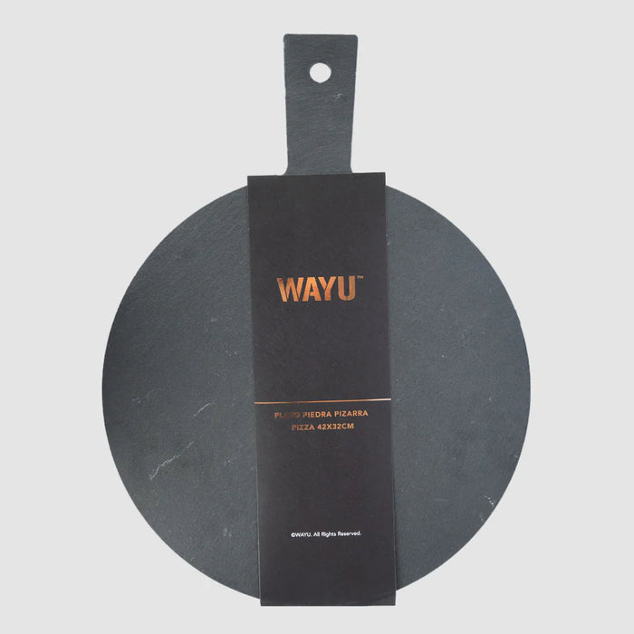 Plato de piedra pizzarra para pizza 42 cm Wayu