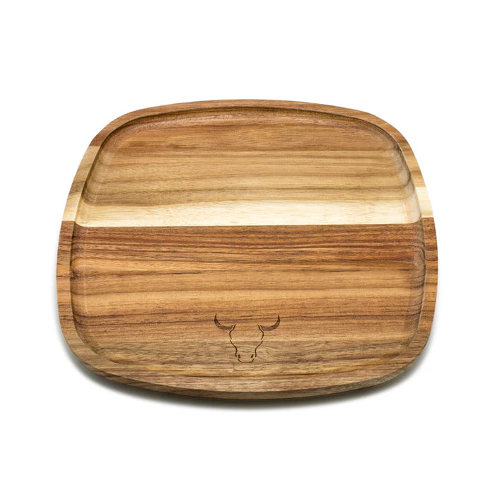 Plato de madera acacia Wayu