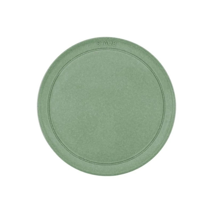 Plato playo 26 cm cerámica verde sage