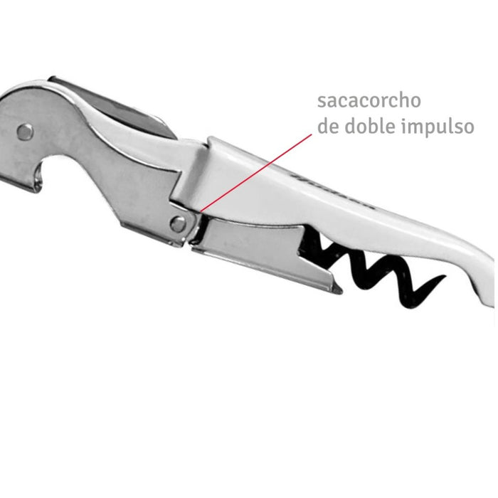 Sacacorcho doble impulso pintado